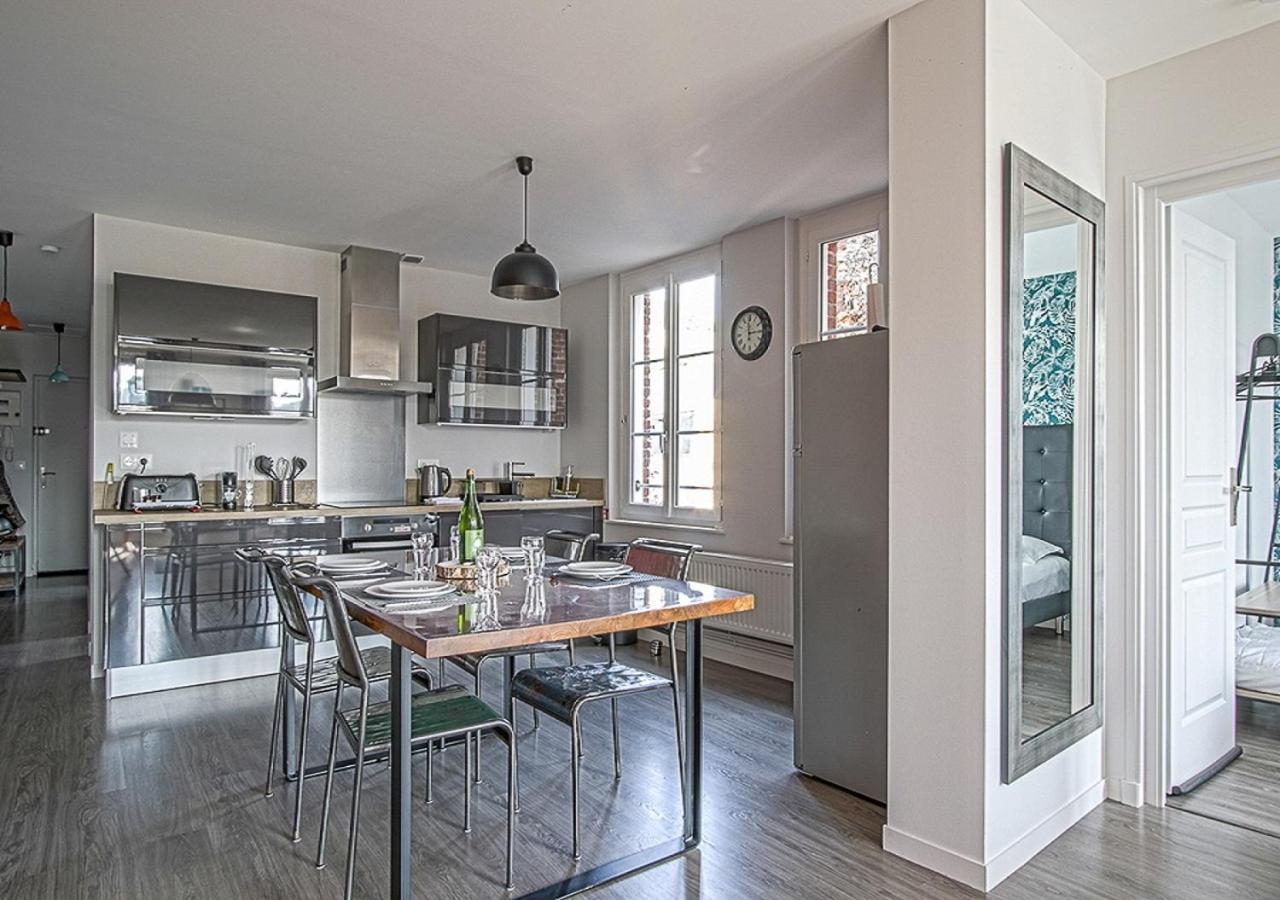 A Babord Fecamp Appartement Vue Port Et Mer Linge Inclus Exterior photo