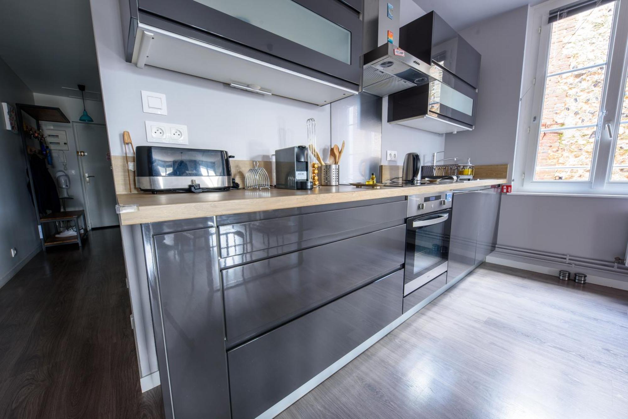 A Babord Fecamp Appartement Vue Port Et Mer Linge Inclus Exterior photo