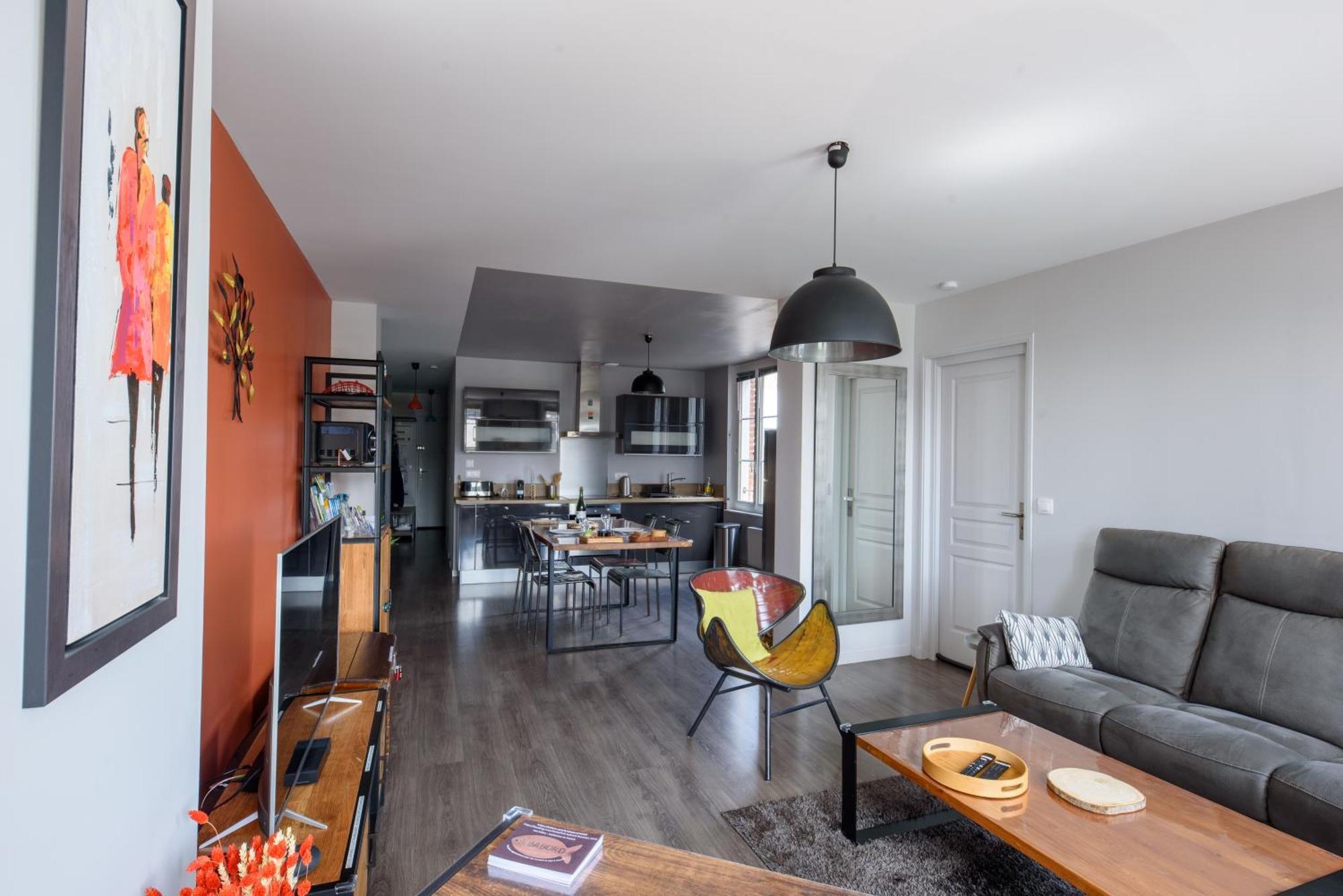 A Babord Fecamp Appartement Vue Port Et Mer Linge Inclus Exterior photo
